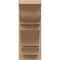 Ekena Millwork 8-in W x 18-in D x 18-in H Balboa Trad Rough Cedar Woodgrain TimberThane Outlooker, Primed Tan OUTUR080X18X18BOA04RCPR - alternate 6